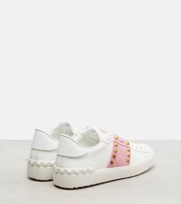 Rockstud Untitled leather sneakers | Valentino Garavani