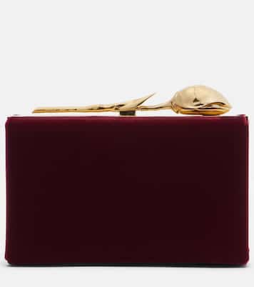 Bloom Mini velvet clutch | Erdem