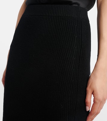 Peplum wool-blend midi skirt | Nina Ricci