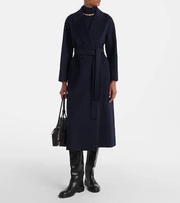Belted virgin wool coat | 'S Max Mara