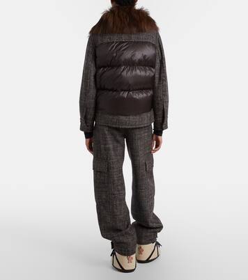 Chaqueta de esquí de plumas Faite de lana virgen | Moncler Grenoble