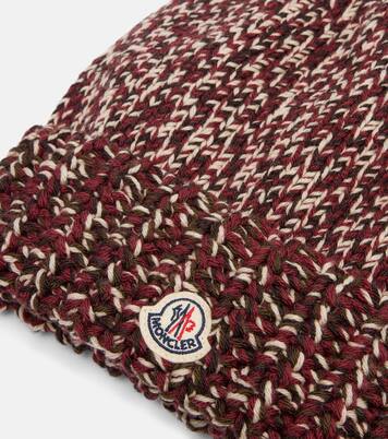 Mouliné wool-blend beanie | Moncler