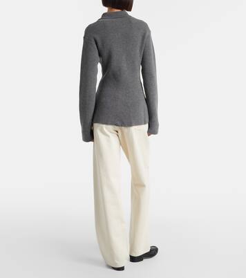 Ribbed-knit wool and cashmere cardigan | Róhe