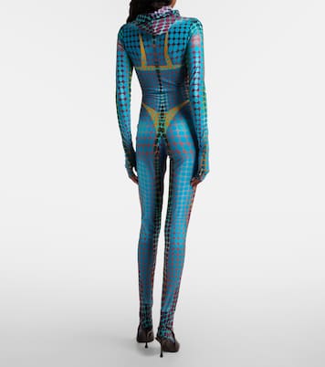 Printed hooded jumpsuit | Jean Paul Gaultier