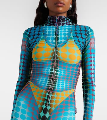 Printed hooded jumpsuit | Jean Paul Gaultier