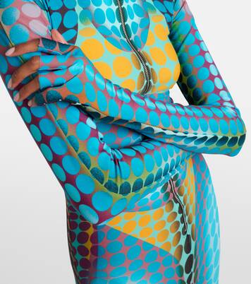 Printed hooded jumpsuit | Jean Paul Gaultier