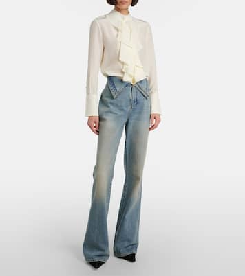 High-Rise Wide-Leg Jeans | McQueen
