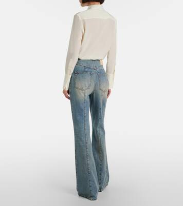High-Rise Wide-Leg Jeans | McQueen