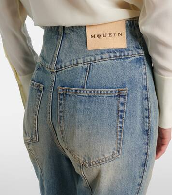 High-Rise Wide-Leg Jeans | McQueen