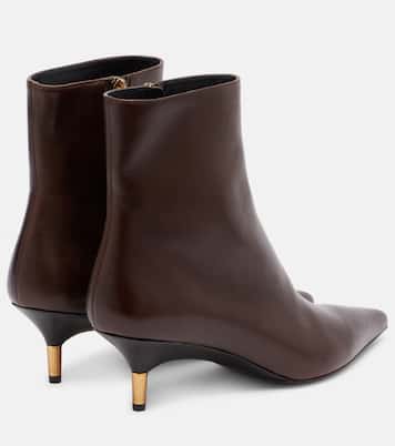 Bella 55 leather ankle boots | Khaite