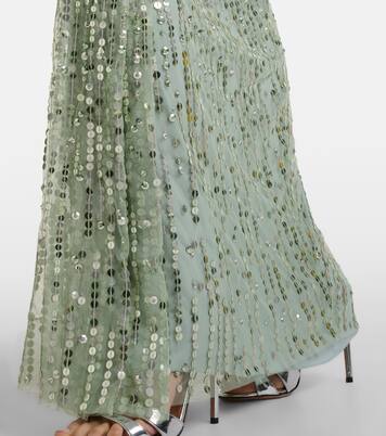 Carrie caped embellished gown | Jenny Packham