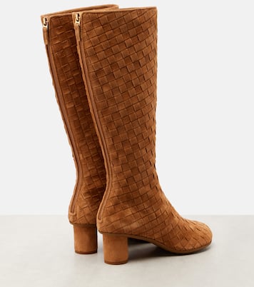 Stiefel Atomic 50 aus Veloursleder | Bottega Veneta