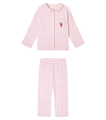 Pio striped cotton pajama set | Konges Sløjd