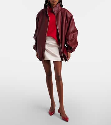 Minirock aus Seidensatin | Lisa Yang