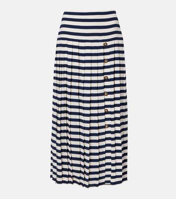 Lea striped midi skirt | Rixo