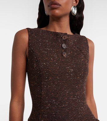 Knitted wool-blend minidress | Shushu/Tong