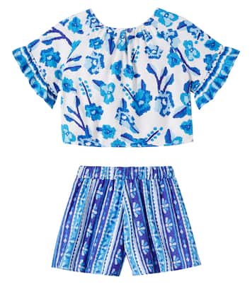 Bedrucktes Set aus Top und Shorts | Fábula