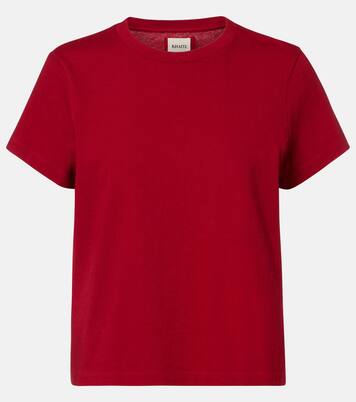 Emmylou cotton jersey T-shirt | Khaite