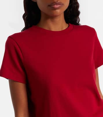 Emmylou cotton jersey T-shirt | Khaite
