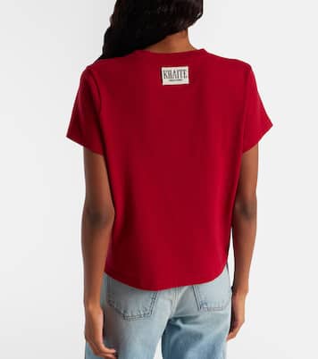 Emmylou cotton jersey T-shirt | Khaite