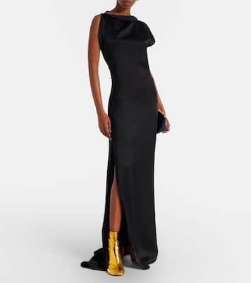 Glove metallic leather ankle boots | Proenza Schouler