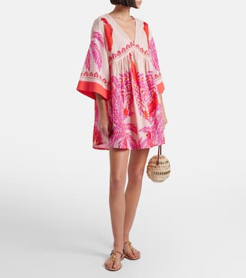 Robe Mahault imprimée en coton | Poupette St Barth