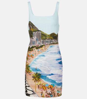 Printed linen minidress | Farm Rio