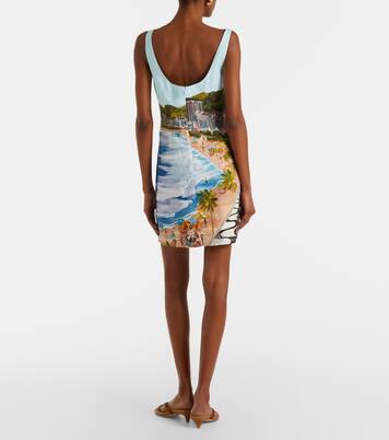 Printed linen minidress | Farm Rio