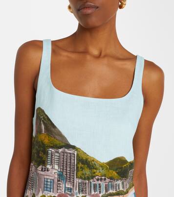 Printed linen minidress | Farm Rio