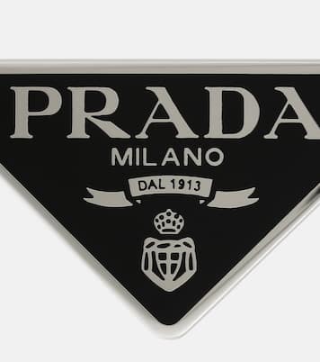 Set di 2 fermacapelli con logo | Prada