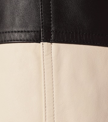 Jupe-culotte en cuir | Ami Paris