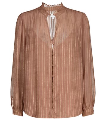 Tomei striped blouse | Velvet