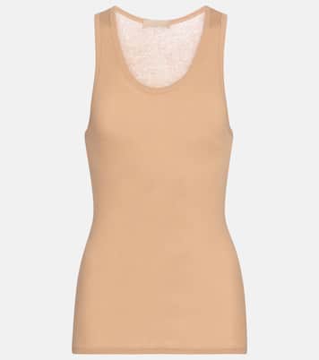 Ribbed-knit cotton tank top | Wardrobe.NYC