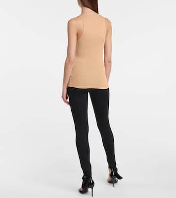 Ribbed-knit cotton tank top | Wardrobe.NYC