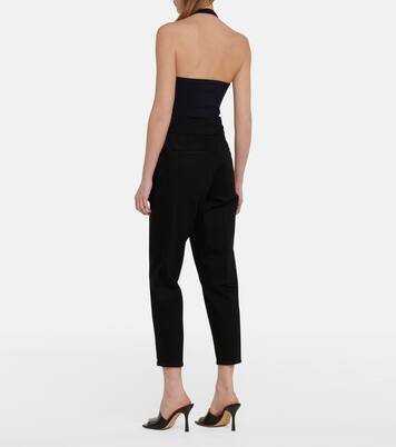 Jeans rectos Fold Over de tiro alto | J Brand