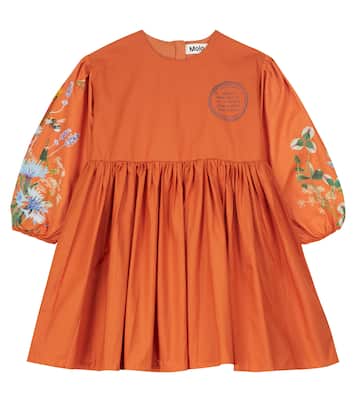 Vestido Caja en popelín de algodón | Molo