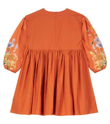 Vestido Caja en popelín de algodón | Molo