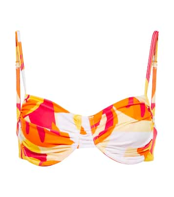 Top de bikini Sorrento estampado | Rebecca Vallance