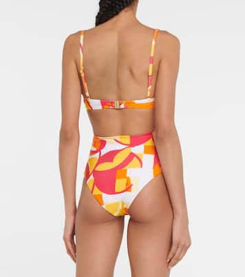 Top de bikini Sorrento estampado | Rebecca Vallance