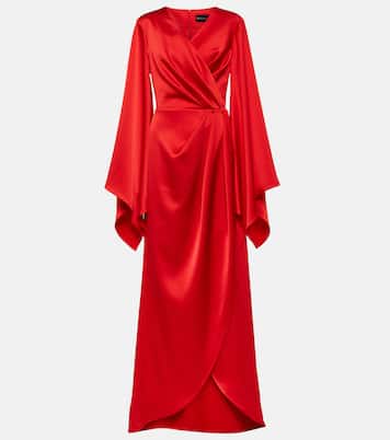 Robe aus Satin | Rasario