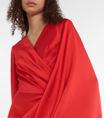 Robe aus Satin | Rasario