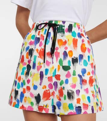 Shorts in cotone con stampa | Christopher Kane