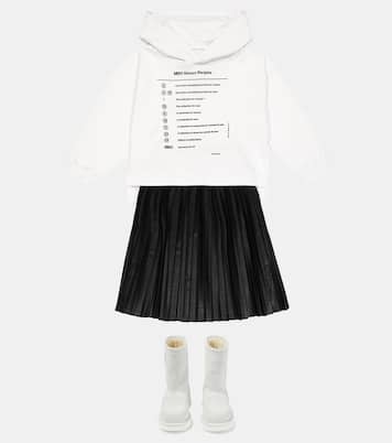Rock aus Lederimitat | MM6 Maison Margiela Kids