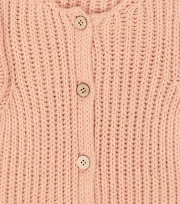 Baby Rea alpaca wool-blend cardigan | 1 + in the Family