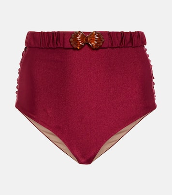 High-rise belted bikini bottoms | Johanna Ortiz
