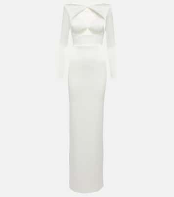 Cohan satin-crêpe cutout gown | Alex Perry