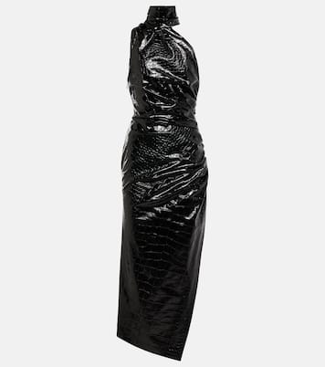 Abito midi asimmetrico con stampa | Alaïa