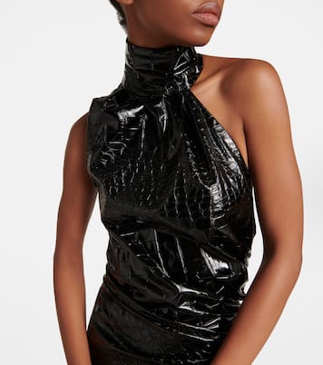 Abito midi asimmetrico con stampa | Alaïa