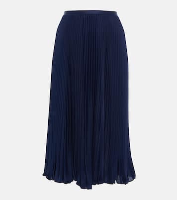 Falda midi de georgette plisada | Polo Ralph Lauren