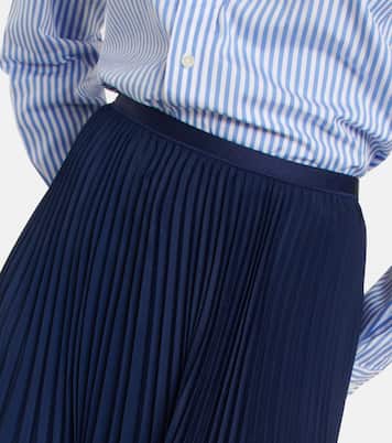 Falda midi de georgette plisada | Polo Ralph Lauren